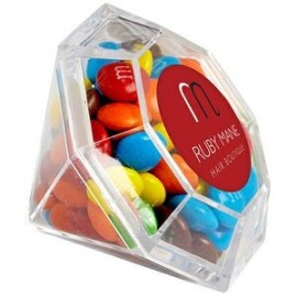 Diamond Gem Container - Mini M&M's